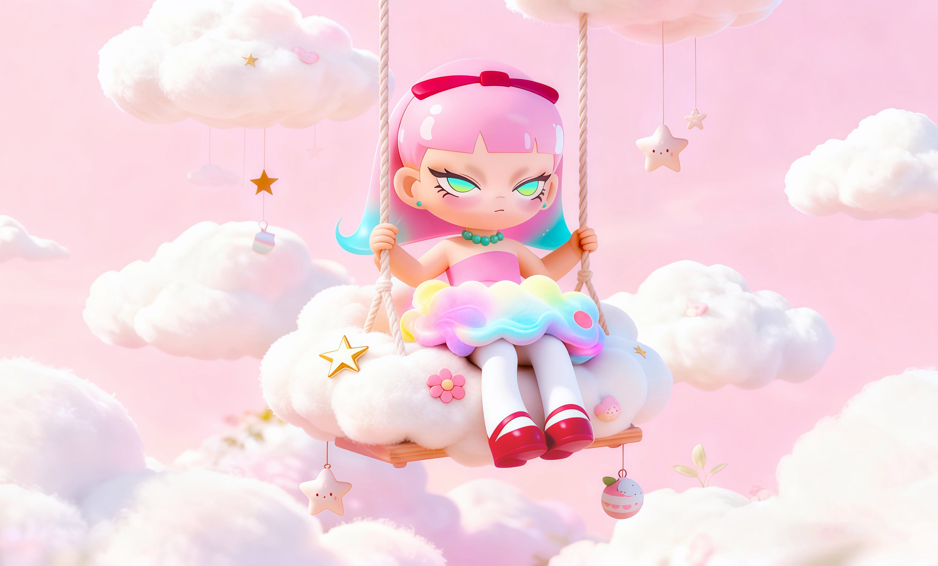 Soru, a character from Softcore squishy, seals memories in Memory Squishes, representing emotions and moments.