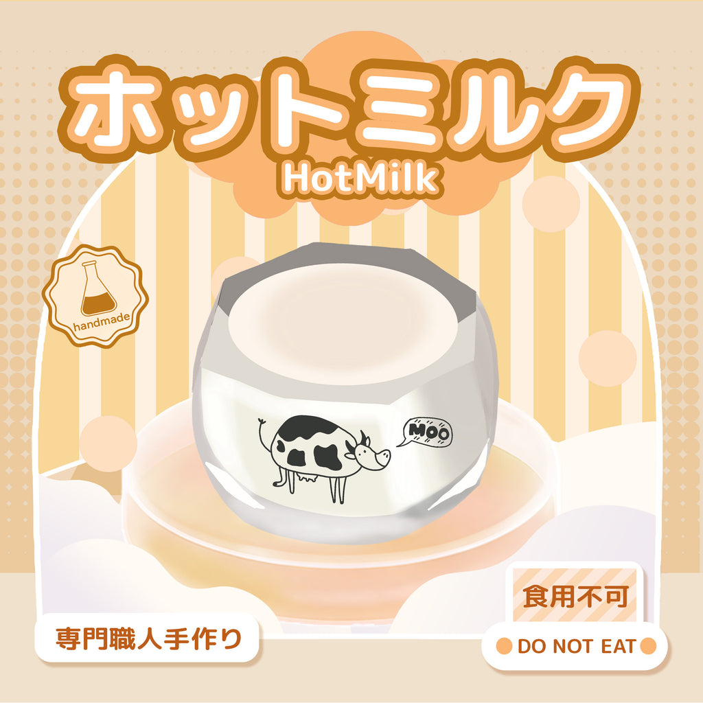 cute cozy milk drink squishy toy for winter vibes, soft slow rising collectible