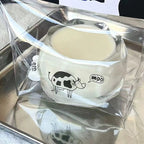 cute cozy milk drink squishy toy for winter vibes, soft slow rising collectible