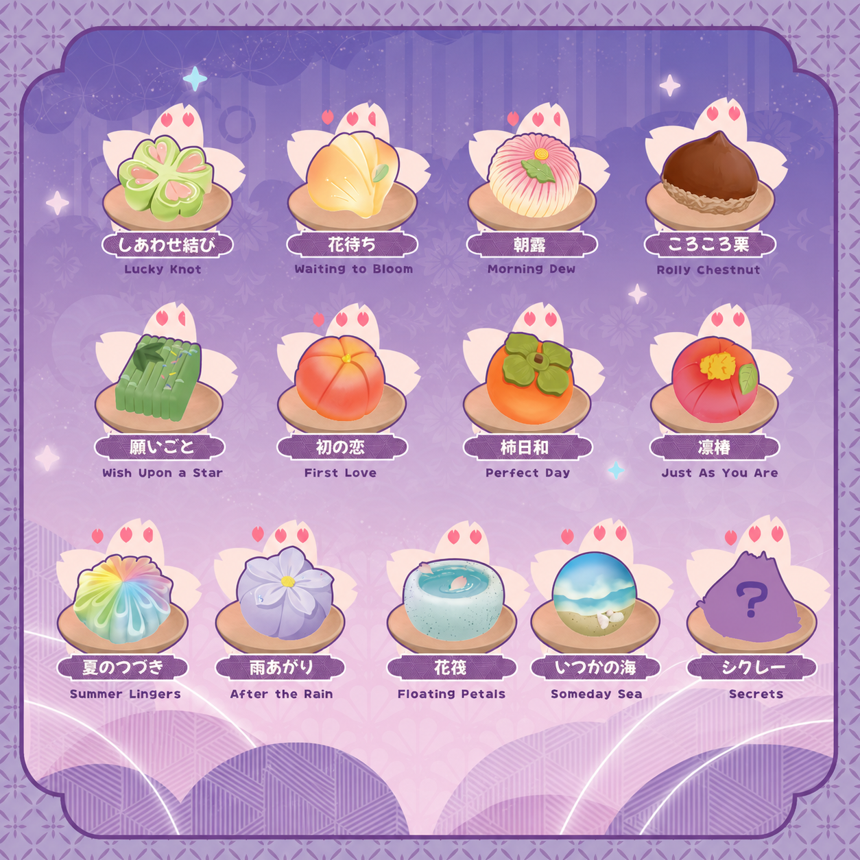 Wish in Wagashi Series [No Returns After Opening]